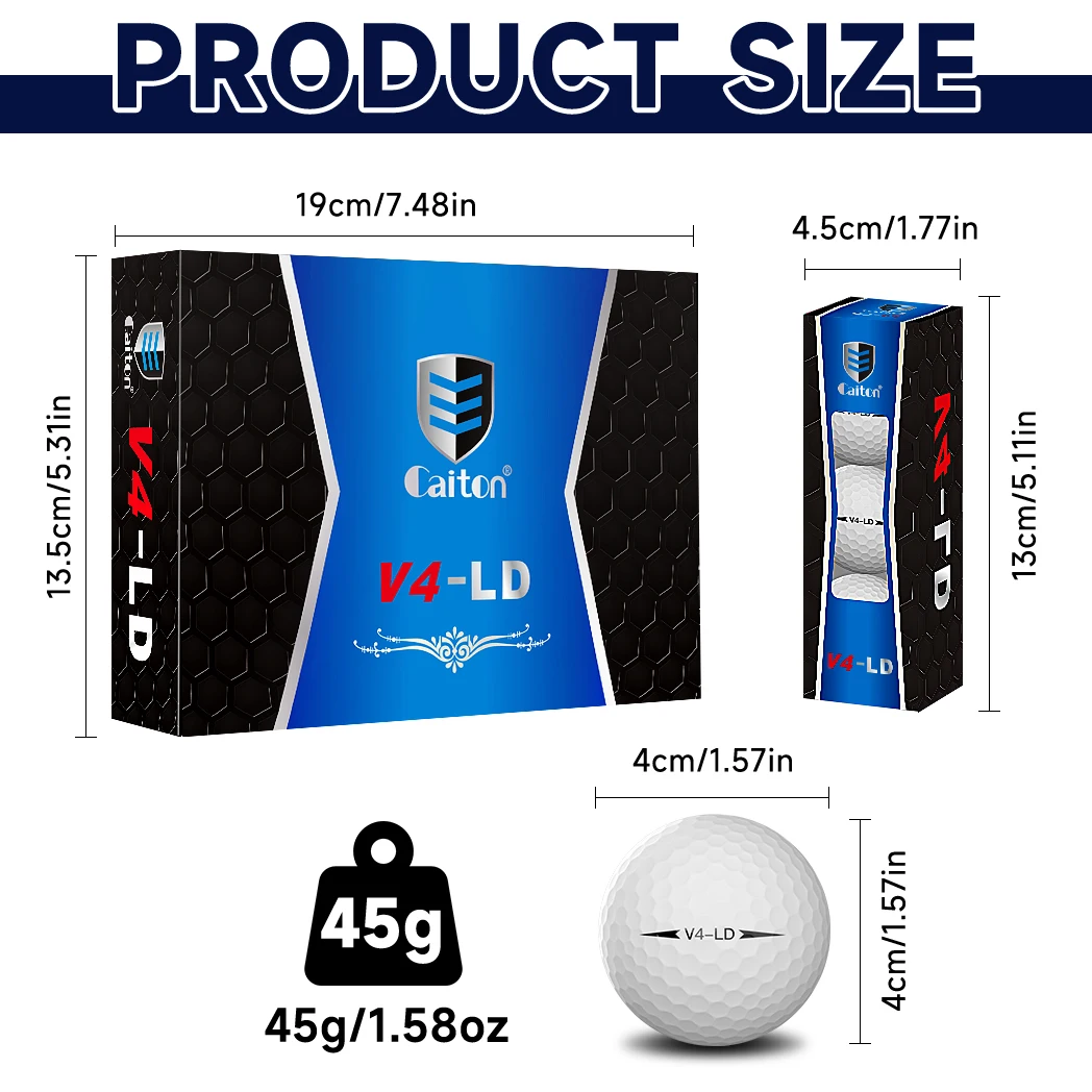 Piłki golfowe Caiton 12/6/3 Pc – Golf Ball Premium recenzja i cena