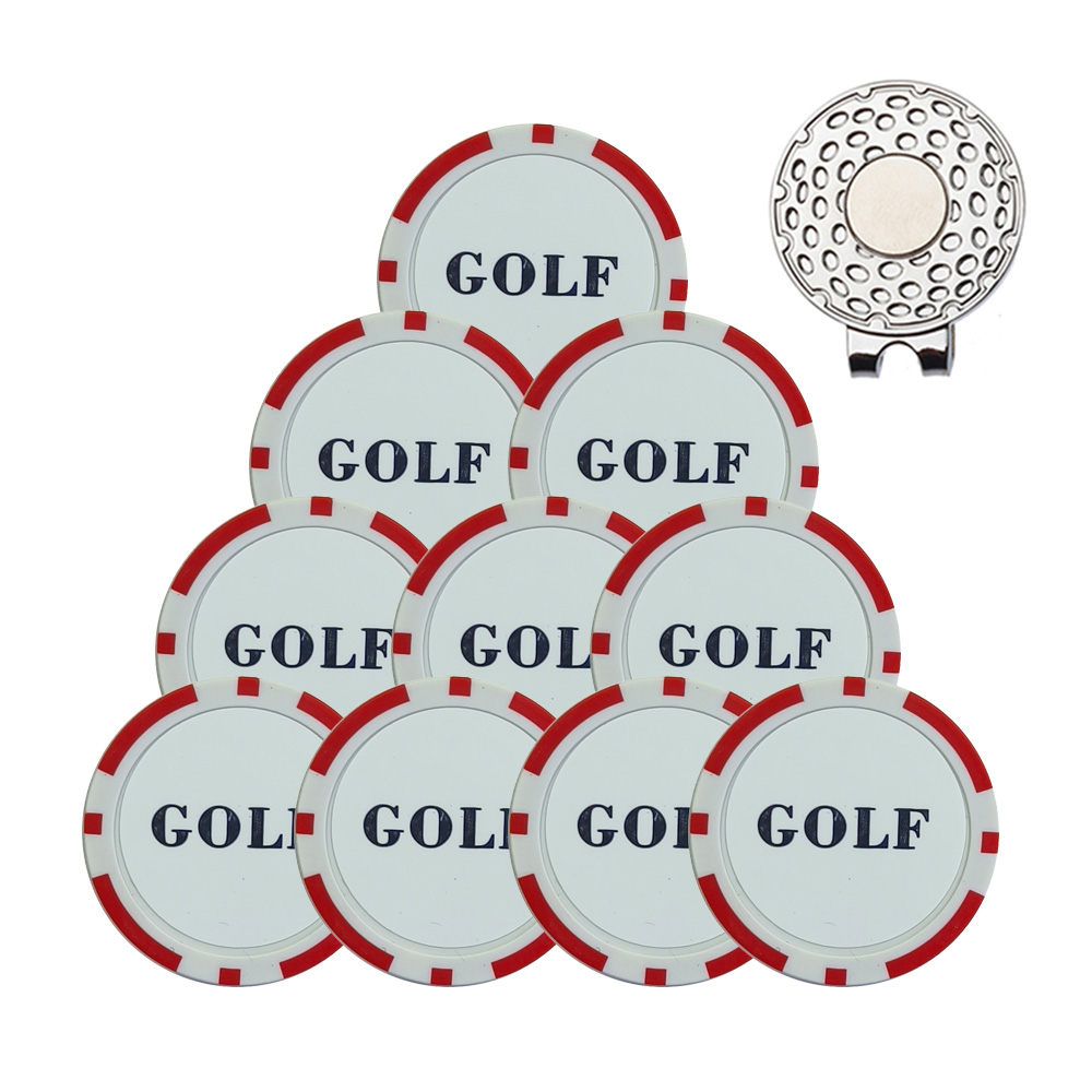 10 szt. Markerów do piłek golf – Ball Marker Set recenzja i cena